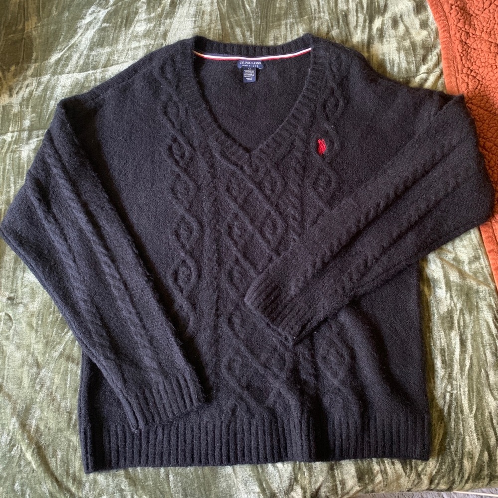 U.S. Polo Assn. V-neck knit sweater